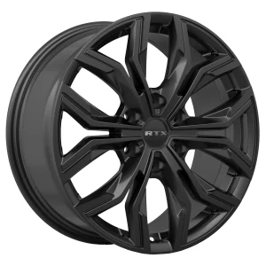 RTX Wheels – Venom 6 – Black – 20″x9″ 40mm – All weather Wheels – 083379